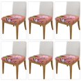 thumbnail image 2 of Lukts Flamingo Riding a Bicycle for Square Chair Cushion Protector, Elastic Anti-Scratch Chair Cushion Decoration-Six Piece, 2 of 7
