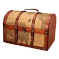 thumbnail image 1 of TISHITA Photo Props Dustproof Vintage Suitcase with Handle for Shop Home Shop Window L, 1 of 8