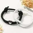 thumbnail image 5 of Couple Gifts Bracelets Matching Bracelets Adjustable Rope Bracelets for Couples Christmas Anniversary Valentines Gifts for Him Her Boyfriend Girlfriend Lovers Husband Wife, 5 of 5
