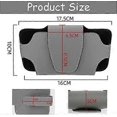 thumbnail image 5 of Marco para gafas de coche, estuche universal para gafas de coche, caja de almacenamiento para gafas de sol y clip para visera de coche, caja de almacenamiento de cuero (gris) (17,5 x 16 x 1, 5 of 5