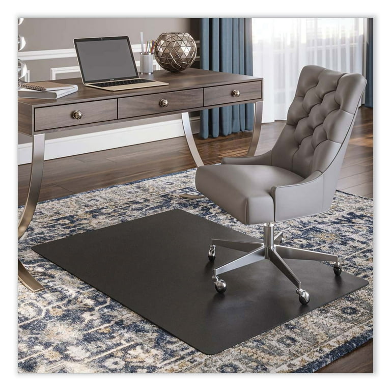 SuperMat Frequent Use Chair Mat for Medium Pile Carpet, 36 x 48, Rectangular, Black SuperMat Frequent Use Chair Mat for Medium Pile Carpet, 36 x 48, Rectangular, Black