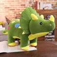 thumbnail image 1 of Muñeca de peluche de dinosaurio para niños juguete creativo de felpa suave de 40cm Triceratops Stegosaurus juguete para dormir regalos de cumpleaños, 1 of 5