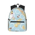 thumbnail image 2 of Goofa Cute Gnome Bee Collects Honey Print Casual Backpack for Women Men,Waterproof High School Bookbag,Lightweight Travel Daypack,Classic College Backpack,Laptob Backpack, 2 of 6
