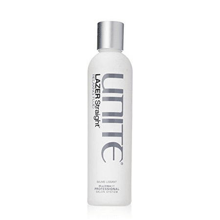 Lazer Straight Relaxing Fluid by Unite for Unisex, 8 (Best Hair Relaxing Treatment)