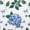 Blue & White Hydrangea Floral, variant on Gift Wrapping Paper Roll 58" x 23", Printed Gift Wrap, Easy Cut & Fold, Durable Paper for Birthday, Holiday, Party and DIY Crafts,1 Roll