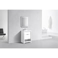 thumbnail image 6 of Kubebath NUDO 24″ Modern bathroom Vanity in Gloss White Finish, 6 of 7