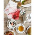 thumbnail image 4 of Marble Red Kitchen Dish Towels for Drying Dishes Set of 2, Gold White Modern Gradient Ocean Wavy Ripple Waffle Weave Microfiber Hand Tea Bathroom Towels Quick Dry & Absorbent Towel 15.7x23.6, 4 of 7