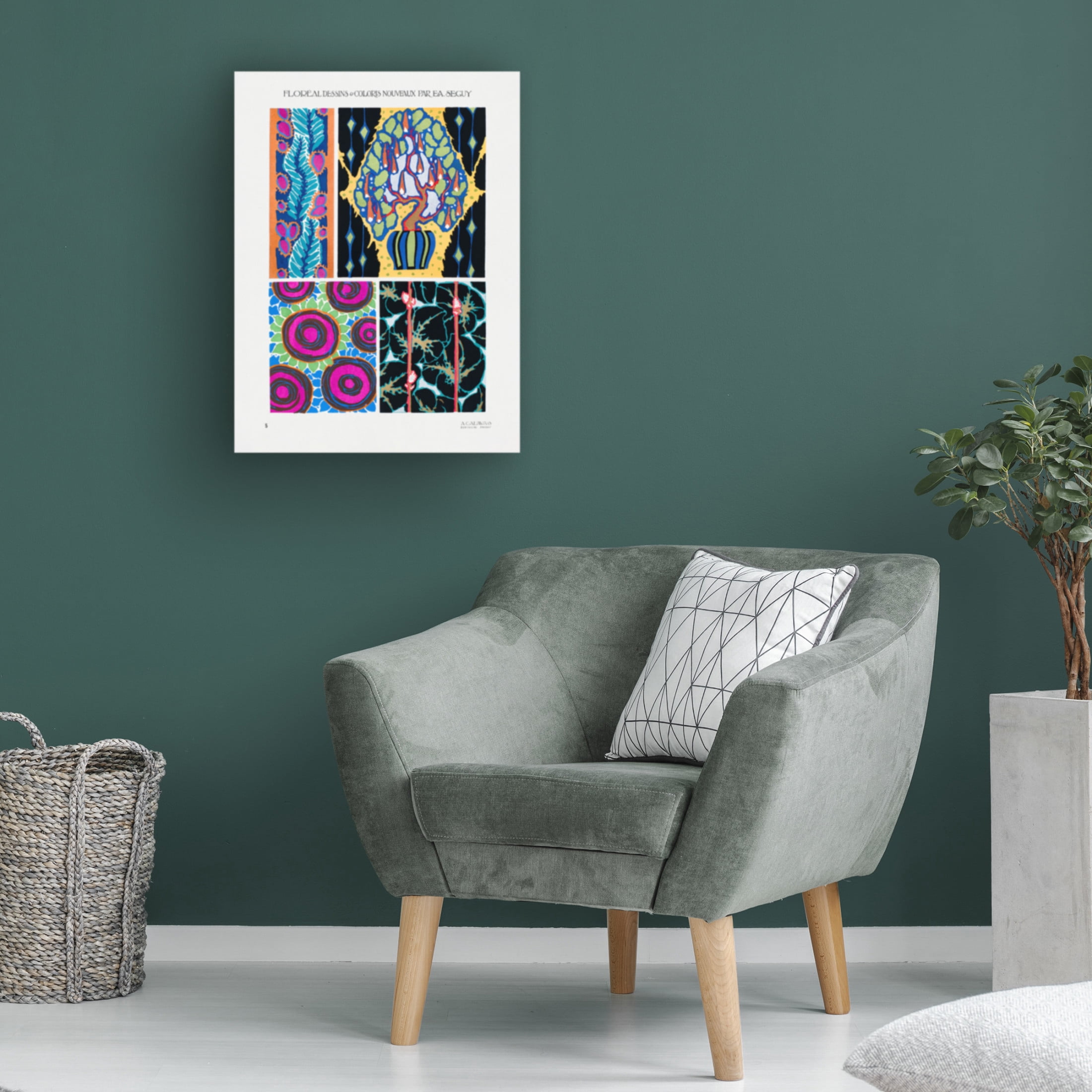 Trademark Fine Art Pictufy   Pattern 05 Canvas Wall Art