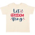 thumbnail image 3 of Inktastic 4th of July Let Freedom Ring with Stars Boys or Girls Toddler T-Shirt, 3 of 5