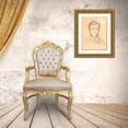 thumbnail image 3 of Christen Købke 20x24 Gold Ornate Framed and Double Matted Museum Art Print Titled - Portrait of Jorgen Roed (1837), 3 of 4