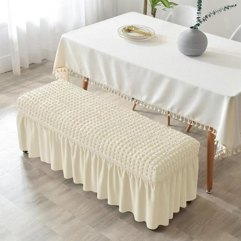 Bench Covers for Dining Room Bench Slipcover Bed Bench Cover Removable Washable Bench Seat Protector for Living Room Kitchen Walmart