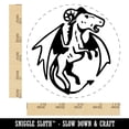 thumbnail image 2 of Jersey Devil Leeds Devil Legendary Creature Cryptozoology Rubber Stamp for Scrapbooking Crafting Stamping - Large 1-1/4 Inch, 2 of 7