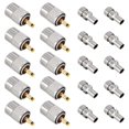 thumbnail image 1 of 10PCS UHF PL259 Male Plug Connector CB Radio RG8 RG59 Coax Cable Twist On Solder, 1 of 3