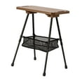 thumbnail image 4 of Almencla Camp Table Folding Portable Lightweight with Storage for Kitchen Beach Trips Khaki, 4 of 8