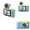 Blue, variant on 4K Digital Camera Qwtwty Children's Digital Camera 3-10 Years Old Christmas Birthday Gift 2.4 Inch 1080P Toddler Camera Portable Handheld Reversible Children's Digital 32GB Memory Camer