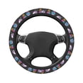 thumbnail image 3 of Balery Cat Icecream print Steering Wheel Covers Elastic Skidproof Steering Wheel Protective Cover Case for Men Women Universal 15 Inches Cars Accessories, 3 of 8
