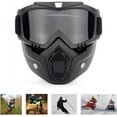 thumbnail image 6 of Tactical Full Face Mask Anti-fog,Vintage Harley Windscreen Mask ATV Motocross Eyewear Riding Off-Road Goggles Mask + Reinforced Yellow Lenses, 6 of 8