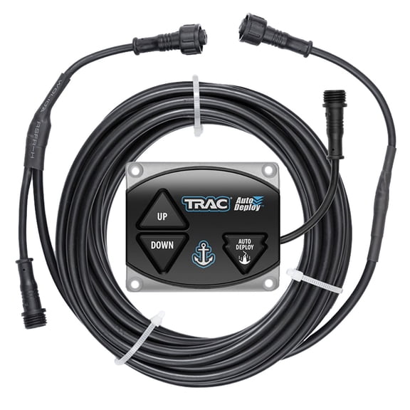 Camco Trac Outdoors Anchor Winch G3 AutoDeploy Second Switch | Features Up/Down/Auto Operation | For Use with TRAC AutoDeploy Electric Anchor Winches | G3 Angler & Deckboat Models (69045)