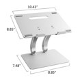 thumbnail image 4 of Soporte de refrigeración para computadora portátil de aleación de aluminio Soporte ajustable de metal para iPad Macbook Inevent DN1271-01, 4 of 7