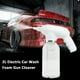 thumbnail image 2 of Botella de espuma Limpiador de pistola de espuma para lavado de autos eléctrico, botella pulverizadora de espuma para lavado de autos de mano de 2L con área de pulverización amplia USB, espuma rica/cu, 2 of 8