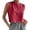 Watermelon Red, variant on HGIEYS Womens Cropped Cap Sleeve Tank Tops Summer Basic Tee Shirts | Muscle Tank, Crew Neck, Sleeveless Shirts
