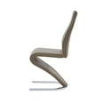 thumbnail image 4 of Global Furniture USA D4126 Contemporary Adult Dining Side Chairs, Brown (Set of 2), 4 of 6