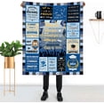 thumbnail image 4 of Graduation Gifts 2024, Graduation Blanket for Him, Graduation Decorations Class of 2024, College/PhD/Masters Degree Graduation Gifts, 2024 Graduate Gifts Flannel Blanket 50" X 60", 4 of 5
