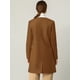 thumbnail image 5 of Abrigo Largo De Invierno De Negocios Minimalista Sin Cuello De Longitud Media Para Mujer Marrón S, 5 of 6
