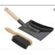 thumbnail image 1 of 1 Set Fireplace Ash Shovel and Hearth Brush Coal Hand Shovel Fireplace Scoop, 1 of 3