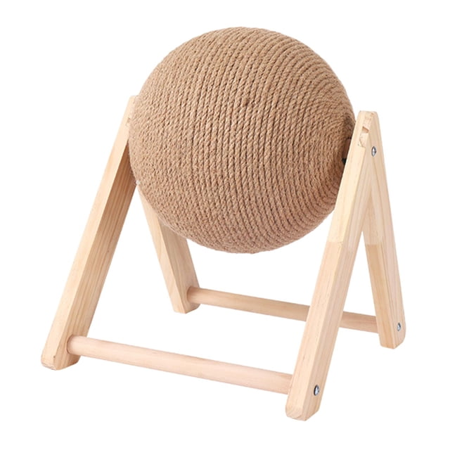 Gato Rasguño Bola Juego de Ratón Ejercicio Durable Ejercicio Sisal Cuerda Bola 984x1102x945 pulgadas Yuyangstore gato rascando pelota