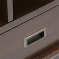 thumbnail image 4 of Allora 1 Drawer 64" Solid Wood Modern Bookcase in Auburn Brown, 4 of 5