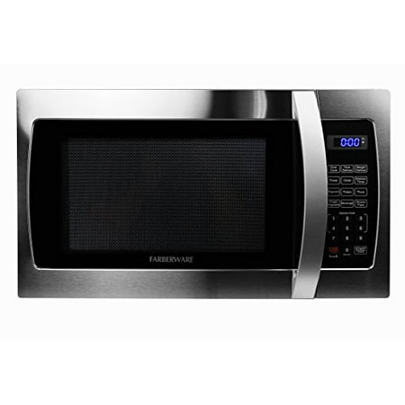 Farberware Professional FMO13AHTBKE 1.3 Cubic Foot 1000-Watt Microwave Oven, Stainless (Best Mid Size Microwaves 2019)