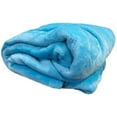 thumbnail image 1 of Blue Super Soft Warm Cozy Flannel Fleece Micro Plush Microfiber Bed Throw Blanket, 1 of 1