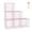 Pink, variant on Wire Cube Storage, 6 - Cube Organizer Metal C Grids, Storage
