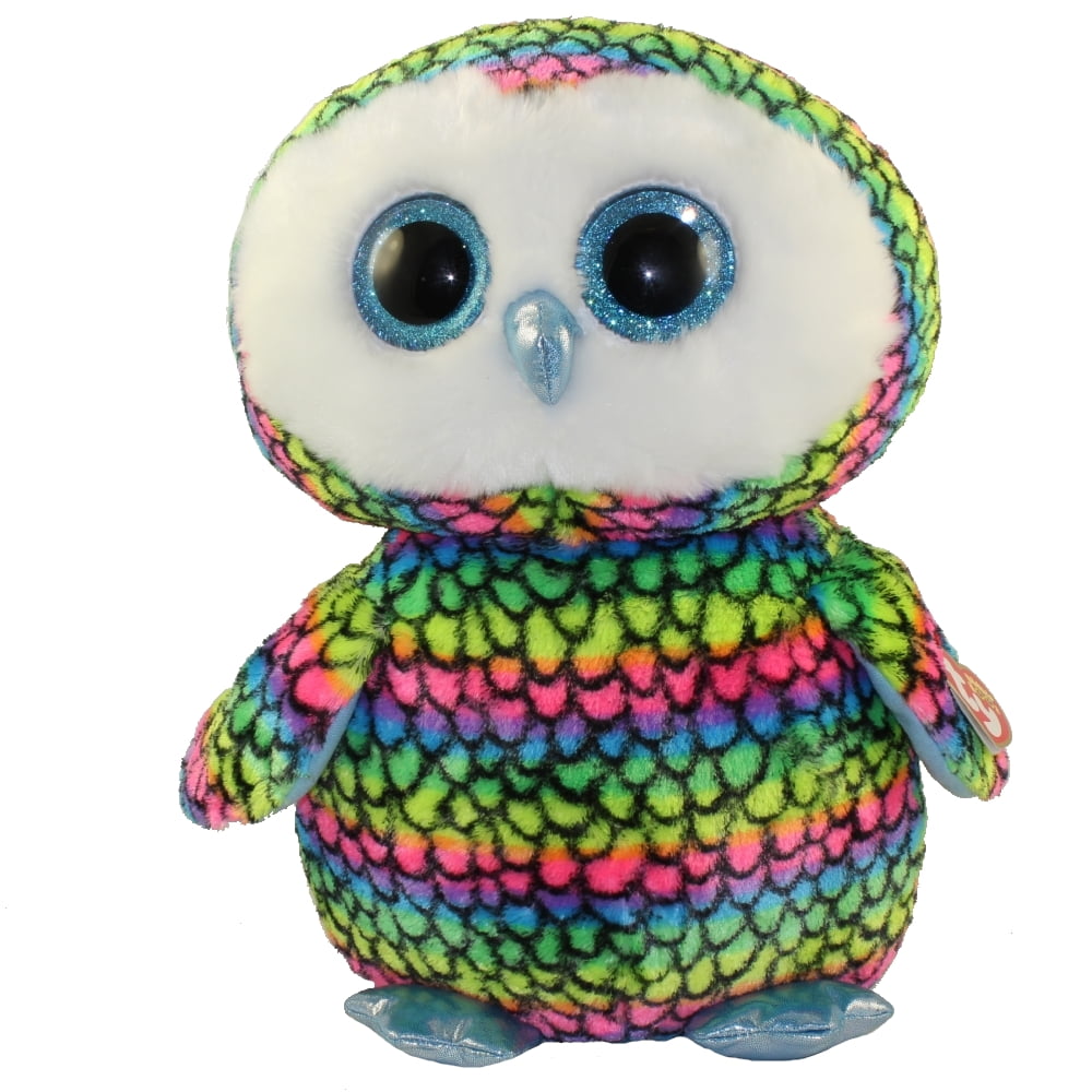 rainbow owl ty