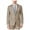 Beige - brown, variant on Ryan Seacrest Mens Plaid Two Button Blazer Jacket, Beige, 40 Long
