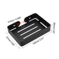 thumbnail image 2 of Uxcell 304 Stainless Steel Wall Mounted Soap Dish Holder Black, 2 of 5