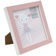 thumbnail image 2 of Portarretrato infantil Hodeco 6X6 ROSA 3 PZS MDF 17.5X2X17CM, 2 of 4