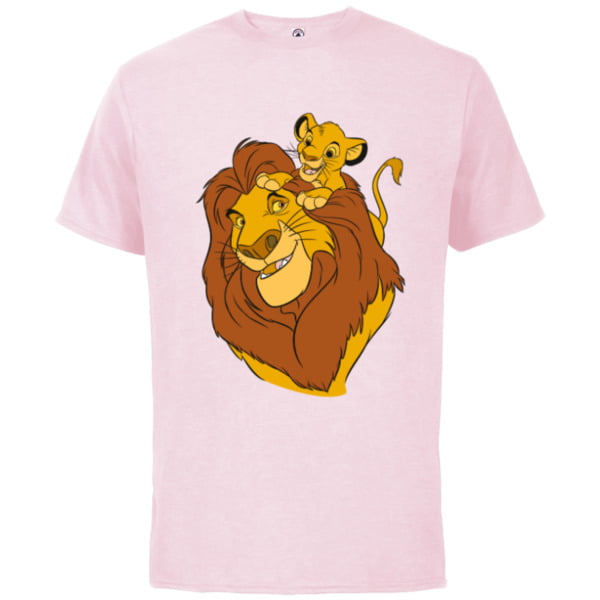 Disney The Lion King Simba Papa Día del Padre Father’s Day - Short Sleeve  Cotton T-Shirt for Adults - Customized-Royal Heather