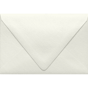 LUXPaper A4 Contour Flap Invitation Envelopes, 4 1/4 x 6 1/4, 80 lb. Quartz Metallic, 50 Pack