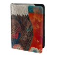 thumbnail image 2 of Pofeuu Sunflower Bald Eagle Print Travel Document Organizer Passport Holder Men Women for Family (6.5 in x 4.5 in),Wallet Holder Credit Card Clutch Bag Case, 2 of 5