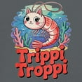 thumbnail image 3 of Trippi Troppi Shrim Cat T-shirt Italian Brainrot Gen Z Alpha Meme Men's Tee, 3 of 7