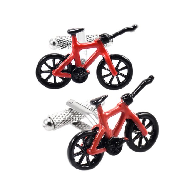 Gemelos para Hombres de Francés Múltiple, Gemelos de Latón, Favor de , Joyería de Moda para Rojo negro Fernando Mancuernas de la motocicleta de la novedad