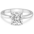 thumbnail image 5 of IGI Certified 1 Carat Princess Shape Lab Grown Diamond Engagement Ring | 14K White Gold | Malissa Solitaire Diamond Ring | FG-VS1-VS2 Quality Friendly Diamonds, 5 of 7