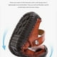 thumbnail image 3 of Par de sandalias de cuero Qarigey para hombre informales elegantes impermeables antideslizantes color sólido, 3 of 6