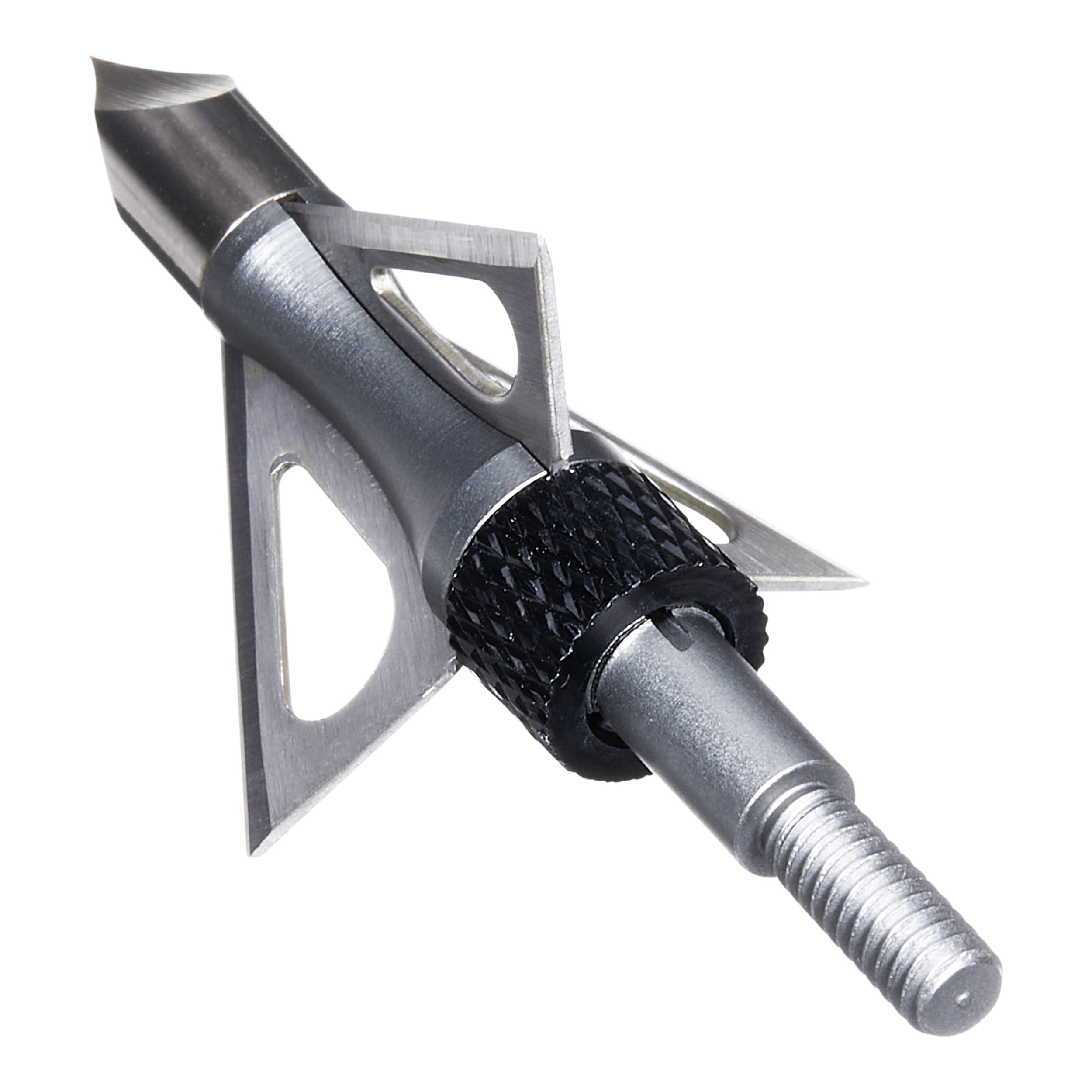 Stryke Impact Fixed Blade Broadhead, 100-Grain, 3-Pack, Aluminum and Steel, 14635, Silver