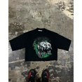 thumbnail image 1 of Camiseta con estampado gráfico de Hip Hop para hombre y mujer, ropa de calle de gran tamaño, Punk, Rock, gótico, cuello redondo, algodón, Tops de manga corta, Y2K, 1 of 5