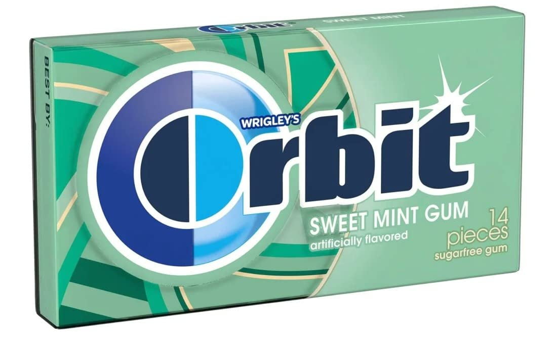 Orbit Mint Sugar Free Chewing Gum Variety 14 Pack Mixed Falvors Pack Of 14