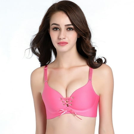 

QWZNDZGR Seamless Bra Sexy Bras For Women Fashion Push Up Lingerie Wireless Bralette Cotton Brassiere Underwear Female Intimates