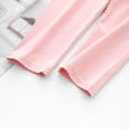 thumbnail image 5 of fnnxnal Girls Long Pants for Girls Kids, Girls Cotton Pink Size 5 T, Slim Fit Length Solid Outdoor Casual, Leggings Size Elastic Waist, for Girls kids, 5 of 5